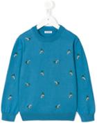 Dolce & Gabbana Kids Car Embroidered Sweatshirt, Boy's, Size: 6 Yrs, Blue