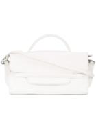 Zanellato Removable Shoulder Strap Tote - White