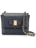 Salvatore Ferragamo Mini Ginny Crossbody Bag, Women's, Grey