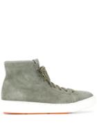 Santoni Hi-top Sneakers - Green