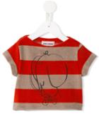 Bobo Choses - Terry The Cyclist T-shirt - Kids - Cotton/polyester - 9-12 Mth, Red