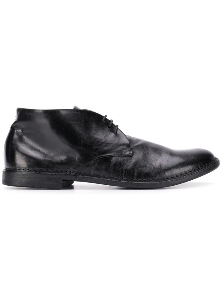 Pantanetti Flat Lace-up Shoes - Black
