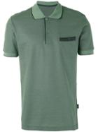 Pal Zileri - Contrast Collar Polo Shirt - Men - Cotton - L, Green, Cotton