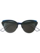 Dior Eyewear Patterned Frame Sunglasses - Blue