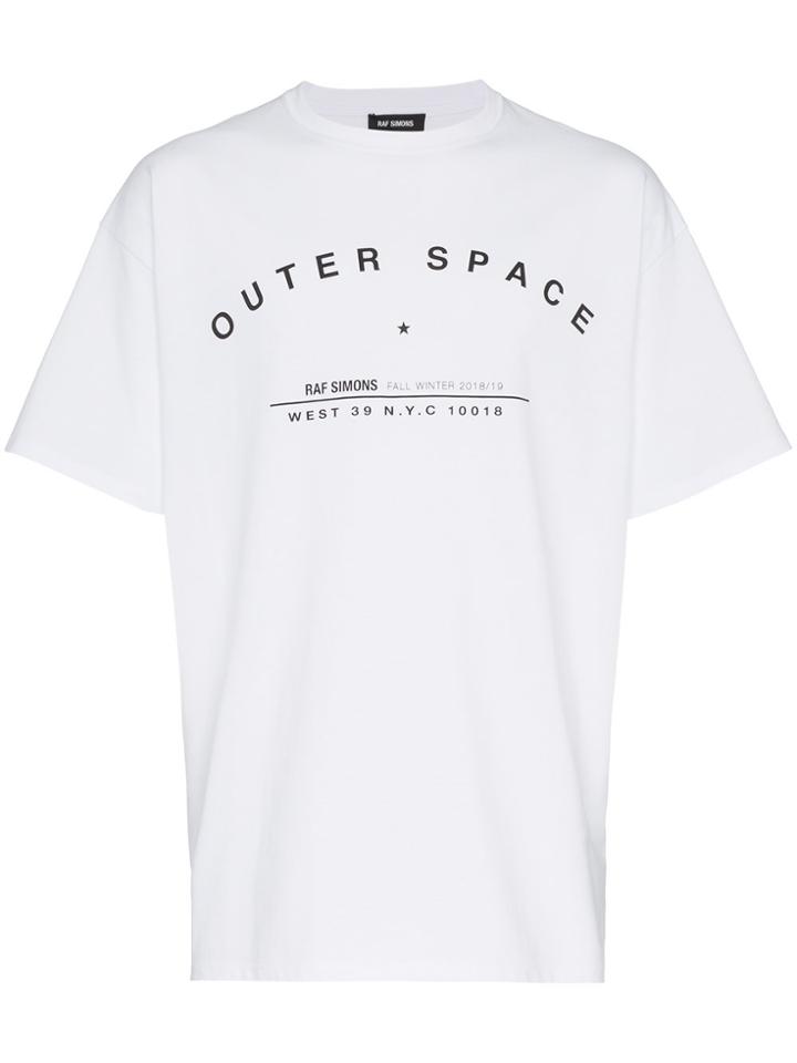 Raf Simons Tour Regular Fit Short-sleeve T-shirt - White