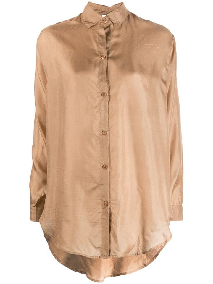 Mes Demoiselles Textured Shirt - Neutrals