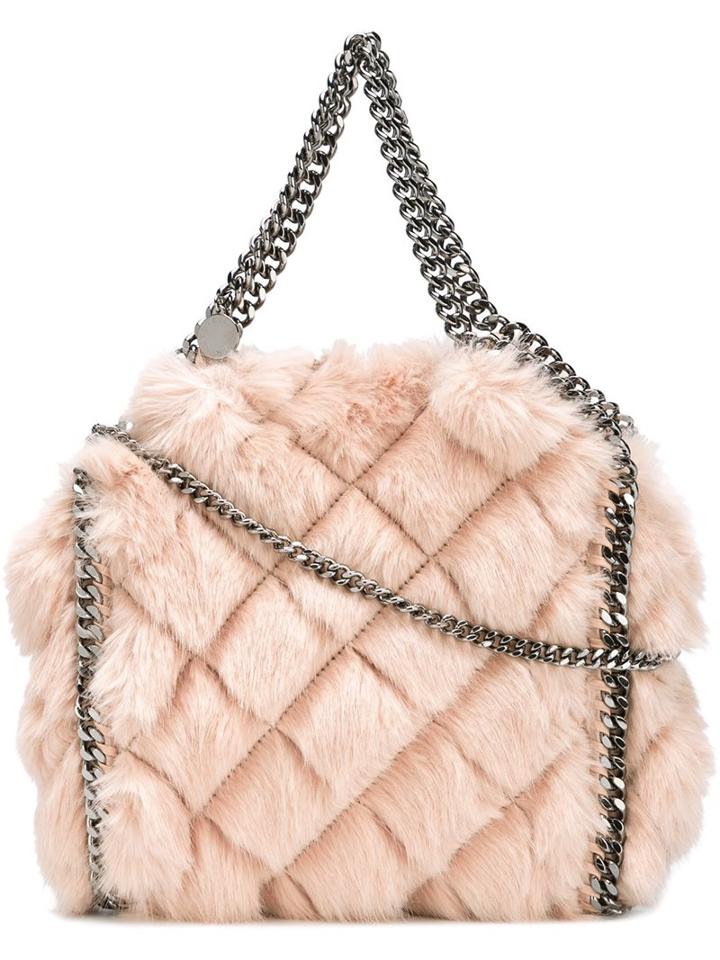 Stella Mccartney Mini 'falabella' Tote, Women's, Pink/purple