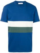 Futur Colour Block T-shirt, Men's, Size: Medium, Blue, Cotton