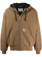 Carhartt Wip Zipped Hooded Jacket - Brown