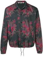 Mcq Alexander Mcqueen Floral Shirt Jacket - Blue