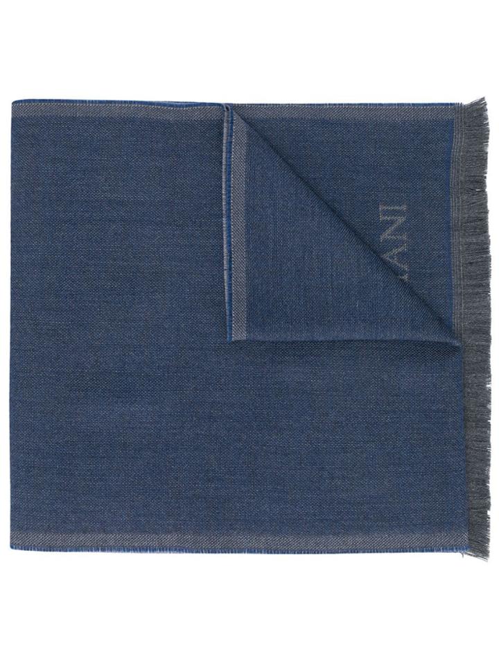 Corneliani Woven Scarf - Blue