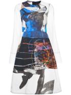 Marni Abstract Print Skater Dress - Multicolour