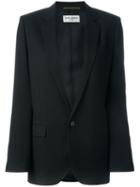 Saint Laurent Classic Blazer, Women's, Size: 40, Black, Silk/wool