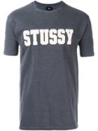 Stussy 'university' T-shirt, Men's, Size: Large, Grey, Cotton