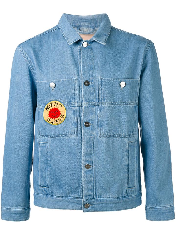 Études - Guest Smiling Sun Jacket - Men - Cotton - 48, Blue, Cotton
