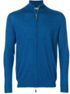 N.peal Hyde Fine Zip Sweater - Blue