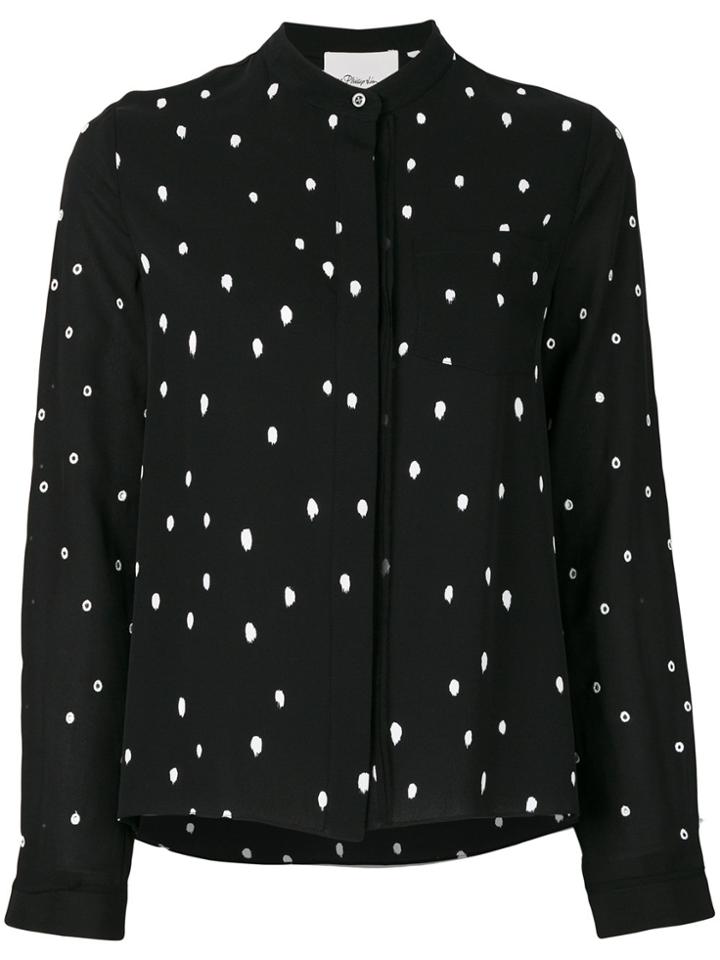 3.1 Phillip Lim Dotted Blouse - Black