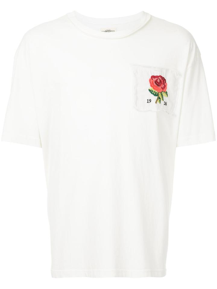 Kent & Curwen Rose Patch T-shirt - White
