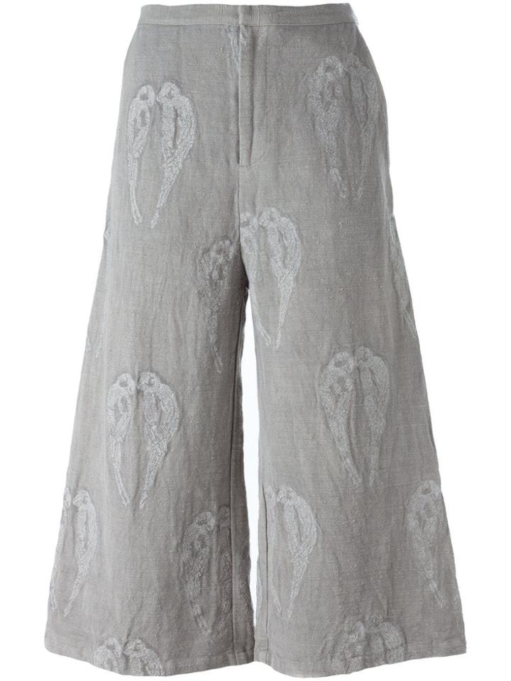 Alice Waese Embroidered Christie Trousers - Grey