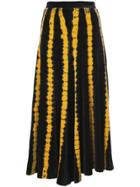 Proenza Schouler Tie Dye Velvet Skirt - Black