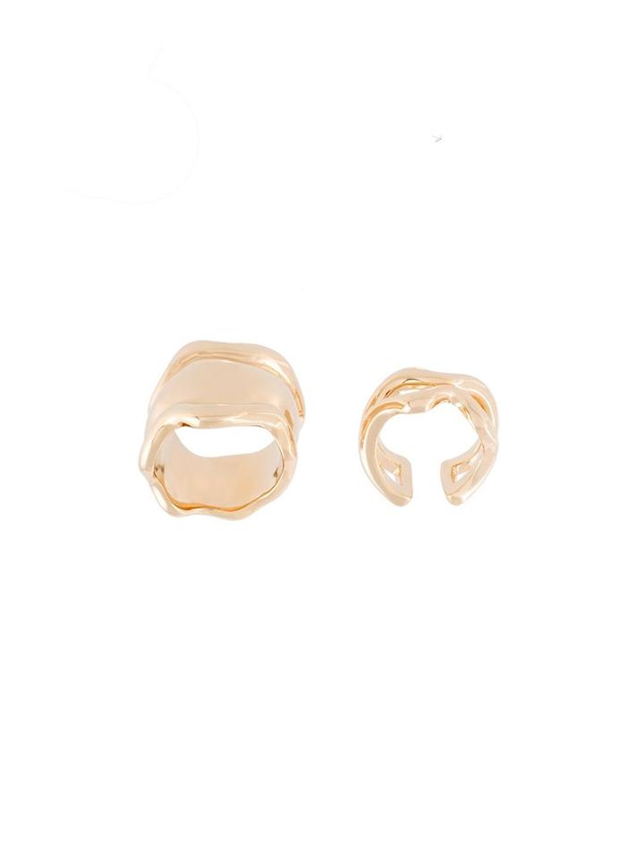 Eshvi Wavy Midi Ring