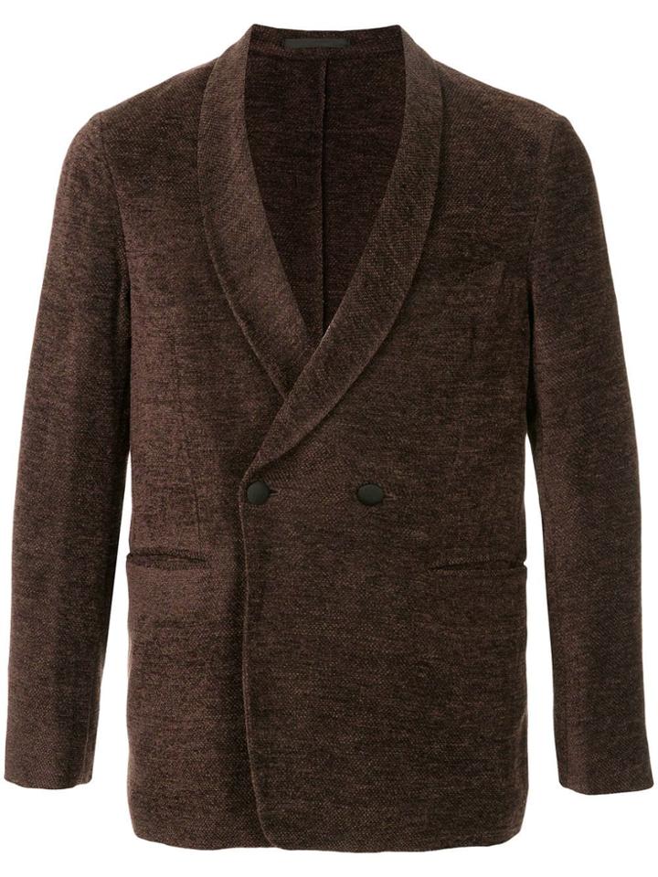 Tomorrowland Double Breasted Blazer - Brown