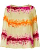 Charlott Graphic Print Blouse - Multicolour