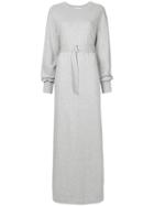 Goen.j Strap-belted Jersey Maxi Dress - Grey