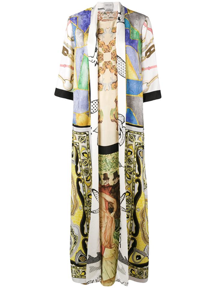 Rianna + Nina Patchwork Print Kaftan - Multicolour