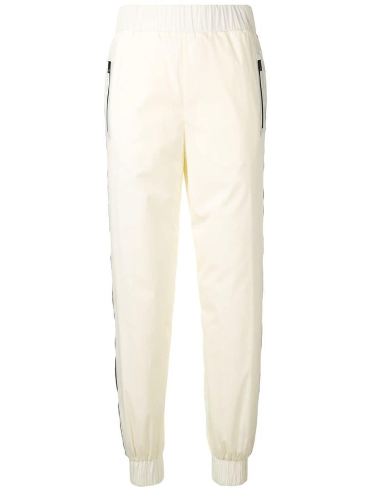 Fendi Logo Stripe Track Pants - White