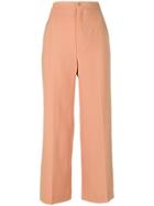 Chloé Stretch Wool Pants - Nude & Neutrals
