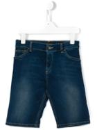 Dolce & Gabbana Kids Chinese New Year Denim Shorts, Boy's, Size: 12 Yrs, Blue