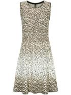 Marc Cain Leopard Print Dress - Nude & Neutrals