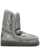 Mou Mou Fw101000c Eskimo Boot 24cm Le Mglap Leather/fur/exotic