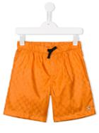 Gucci Kids Gg Swim Shorts, Size: 12 Yrs, Yellow/orange