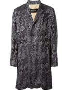 Uma Wang Jacquard Effect 'edward' Coat