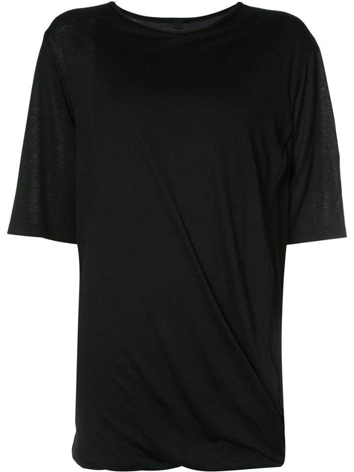 Forme D'expression Draped T-shirt - Black