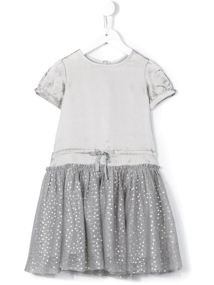 Stella Mccartney Kids 'viva' Party Dress, Girl's, Size: 10 Yrs, Grey