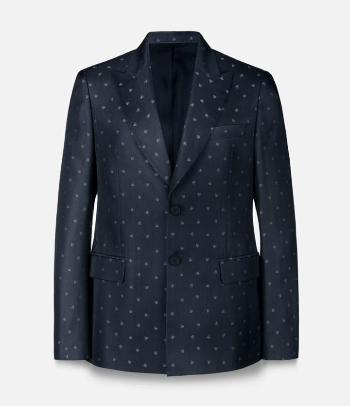 Christopher Kane Heart Single Breasted Tailored Jacket