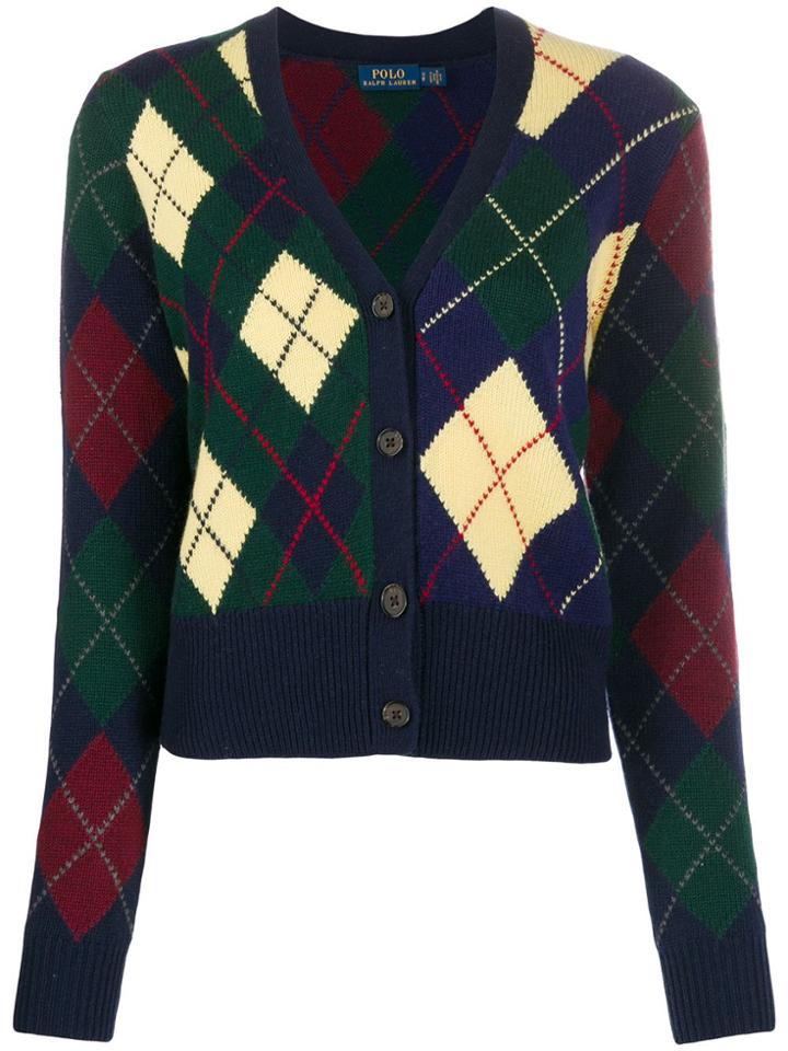 Polo Ralph Lauren Argyle Cardigan - Blue