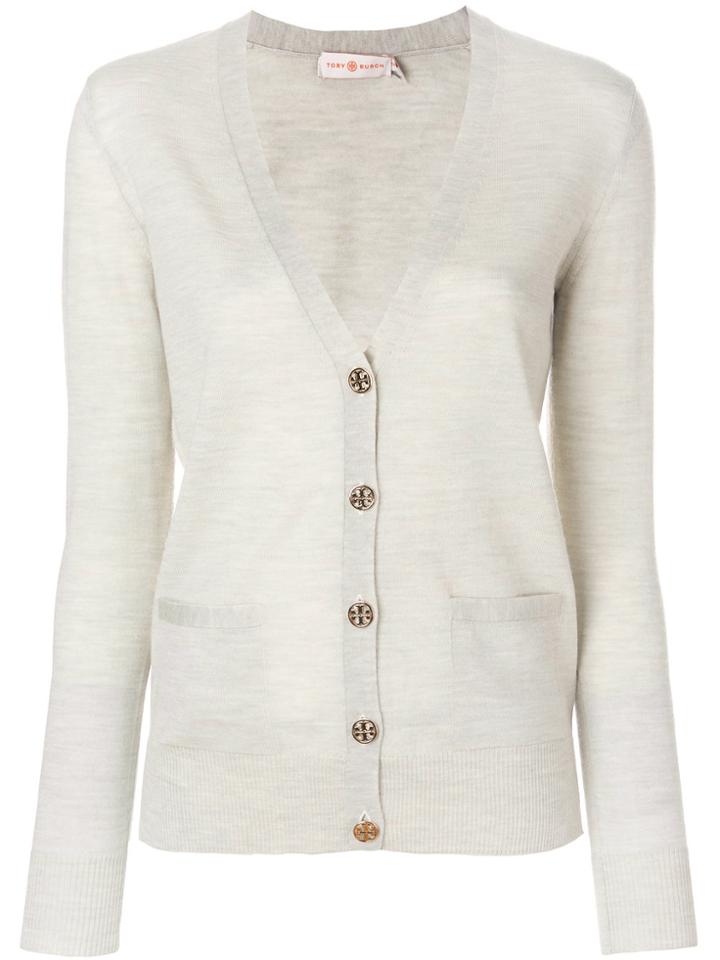 Tory Burch Madeline Cardigan - Nude & Neutrals