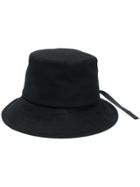 D.gnak Zipper Brim Bucket Hat - Black