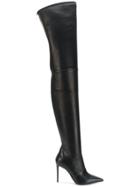 Balmain Over-the-knee Heeled Boots - Black