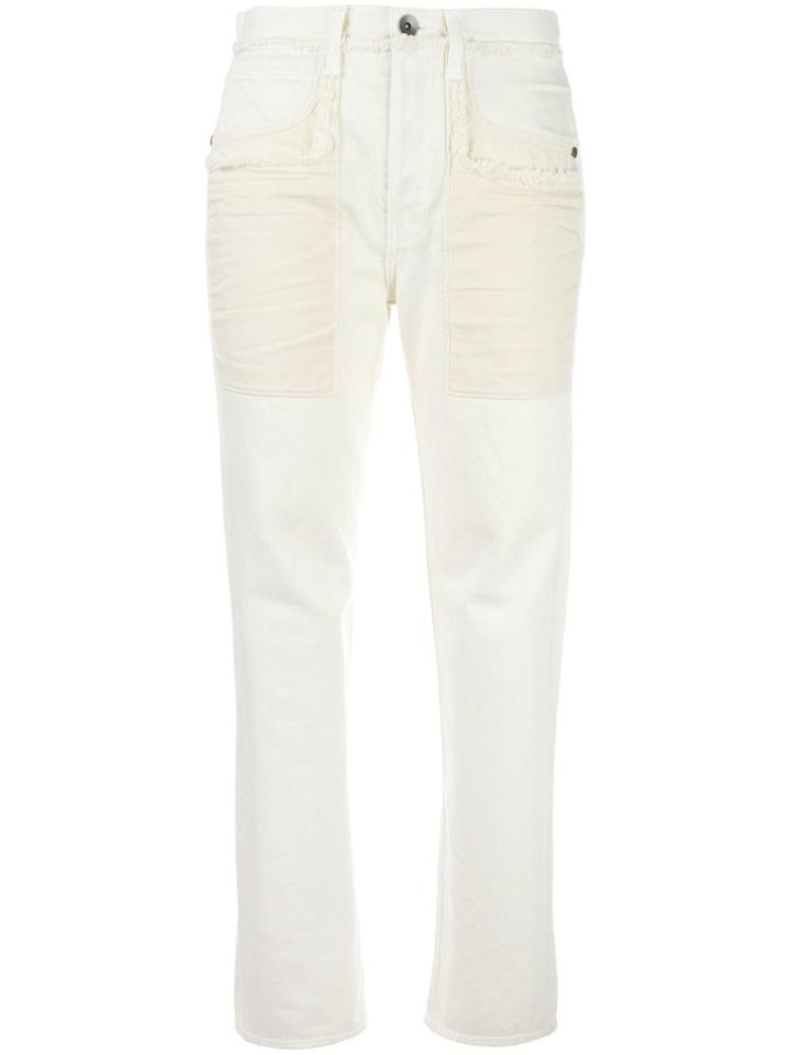 Helmut Lang Raw Edge Jeans - White