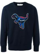 Coach Dinosaur Patch Sweatshirt, Men's, Size: Large, Blue, Cotton