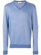 Hackett V-neck Pullover - Blue