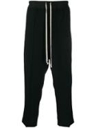 Rick Owens Dropped Crotch Casual Trousers - Black