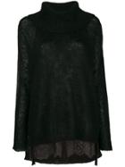 Twin-set Oversized Polo Neck - Black