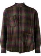 Etro Plaid Shirt, Men's, Size: Large, Wool