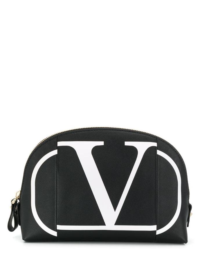 Valentino Valentino Garavani Logo Pouch - Black